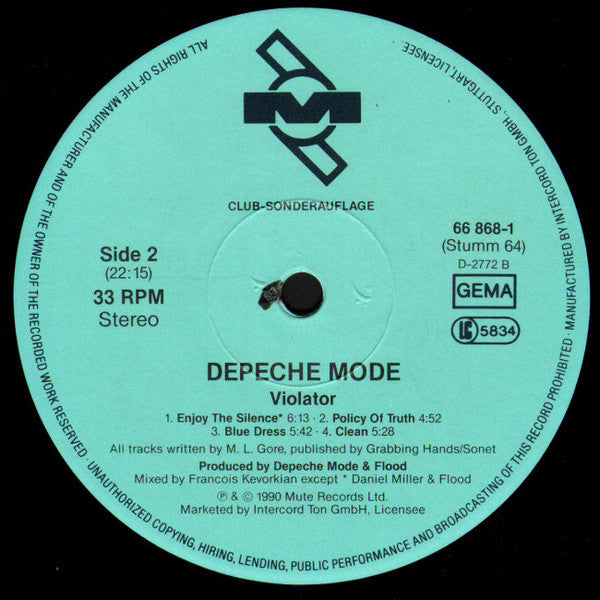 Depeche Mode – Violator LP vinyl record, image 4 of 8