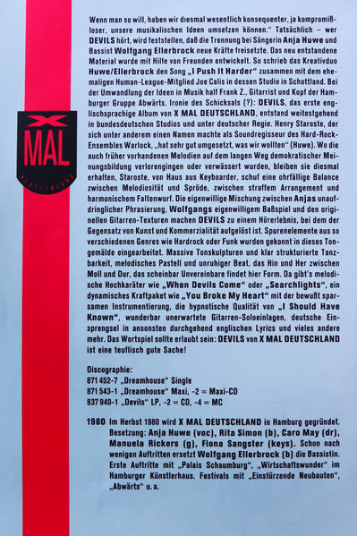 X Mal Deutschland – Devils LP vinyl record, image 8 of 10