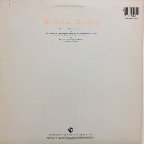 The Dream Academy – The Dream Academy LP vinyl record, image 2 of 8