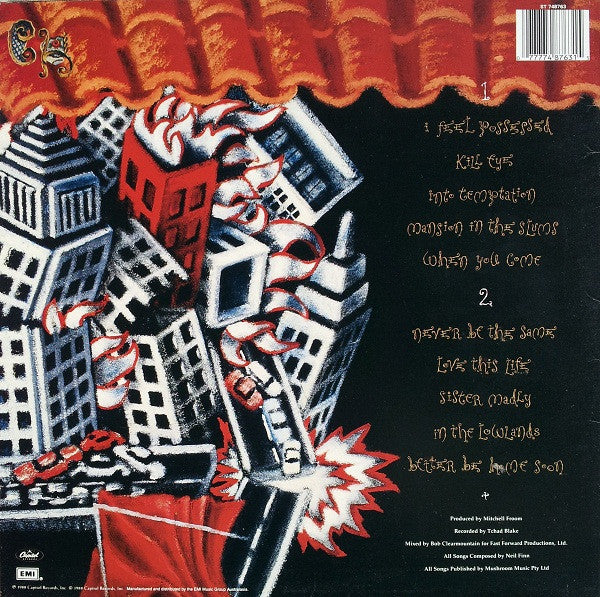 Crowded House – Temple Of Low Men LP vinyl record, image 2 of 6