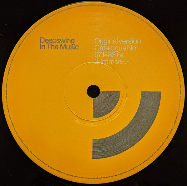 Deep Swing – In The Music 12" vinyl record, image 3 of 6