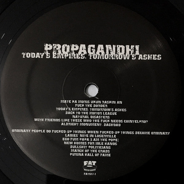 Propagandhi – Today's Empires, Tomorrow's Ashes LP vinyl record, image 3 of 10