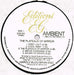 Harold Budd, Brian Eno – Ambient 2 (The Plateaux Of Mirror) LP vinyl record, image 3 of 4