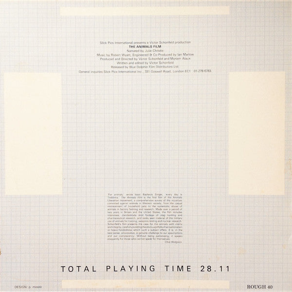 Robert Wyatt – The Animals Film LP vinyl record, image 2 of 6