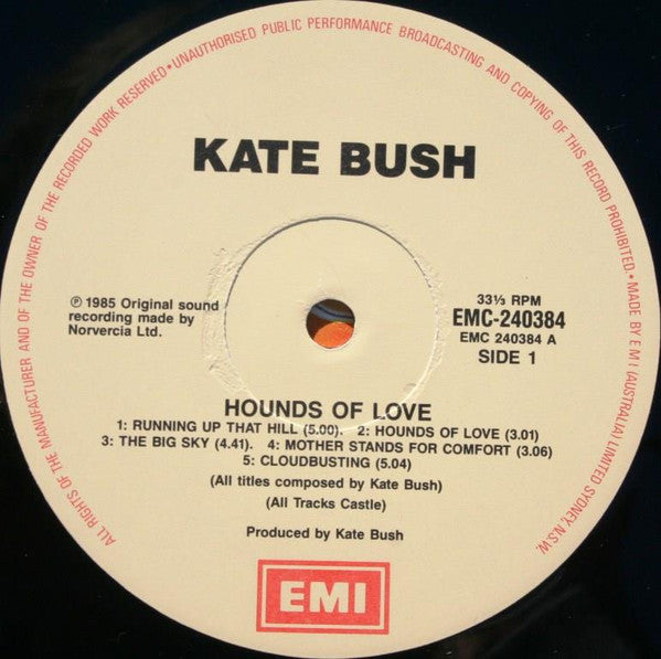 Kate Bush – Hounds Of Love LP vinyl record, image 3 of 6