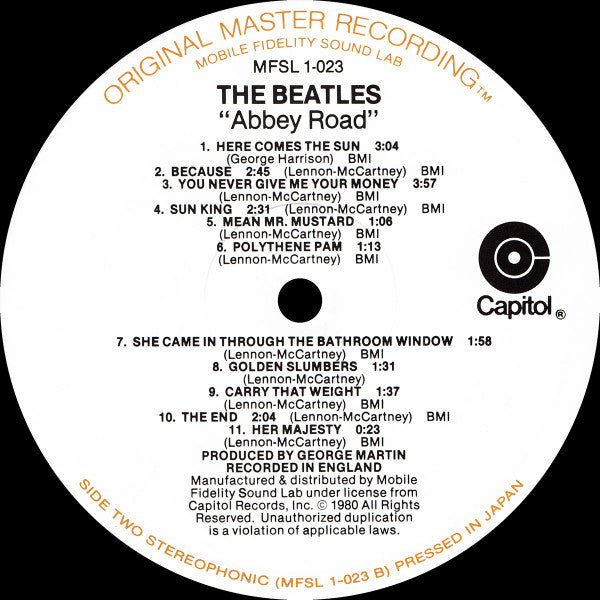 The Beatles – Abbey Road LP vinyl record, image 4 of 9