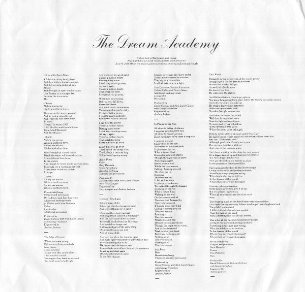 The Dream Academy – The Dream Academy LP vinyl record, image 7 of 8