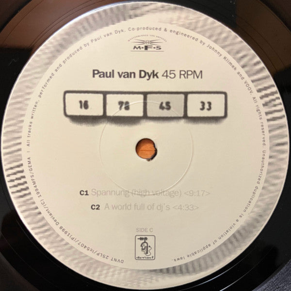 Paul van Dyk – 45 RPM (2xLP) LP vinyl record, image 5 of 6