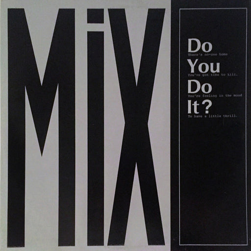 Mix – Do You Do It? 12" vinyl record
