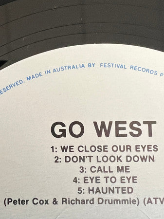 Go West – Go West LP vinyl record, image 5 of 5
