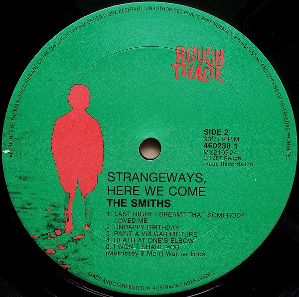 The Smiths – Strangeways, Here We Come LP vinyl record, image 6 of 6