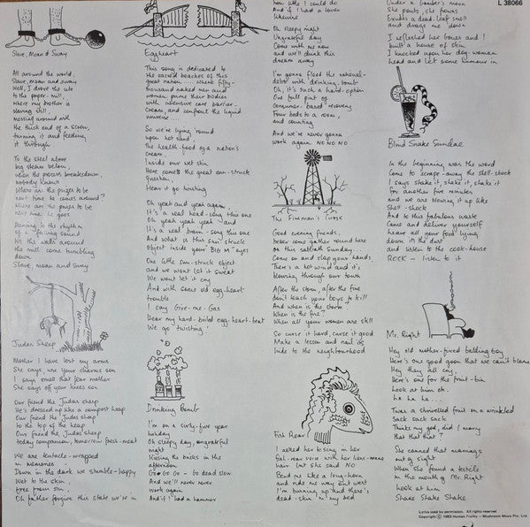 Hunters & Collectors – The Fireman's Curse LP vinyl record, image 5 of 5