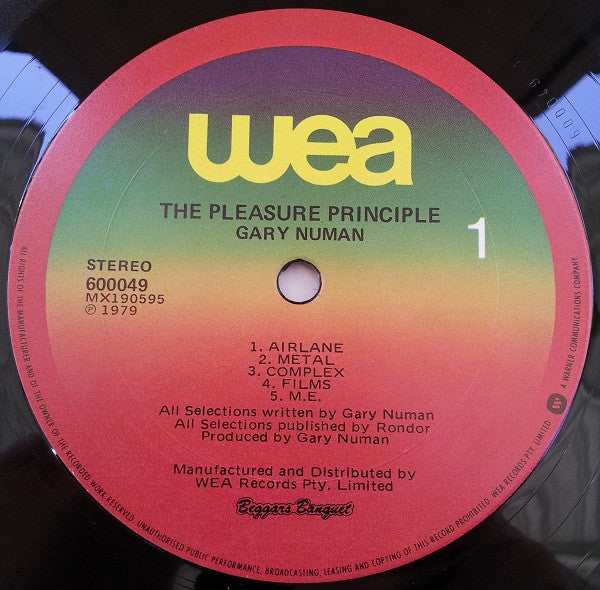 Gary Numan – The Pleasure Principle LP vinyl record, image 5 of 6