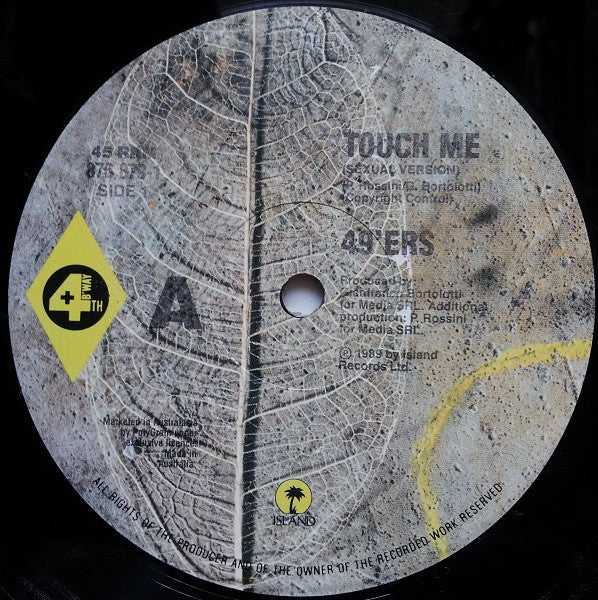 49ers – Touch Me (Sexual Version) 12" vinyl record, image 3 of 4