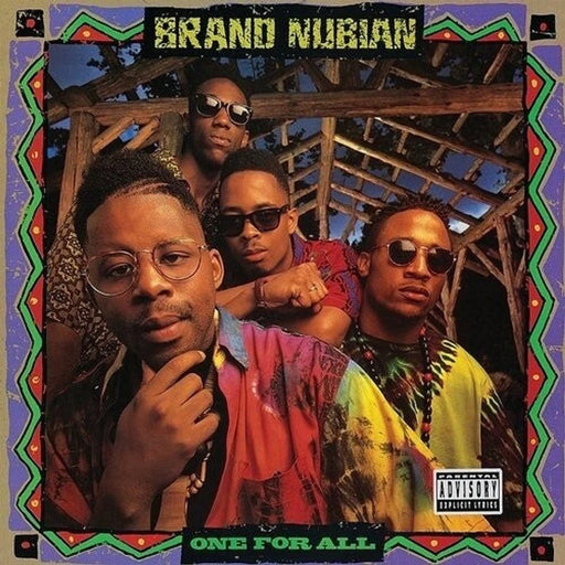 Brand Nubian – One For All (2xLP, 7", Neon Purple & Green Vinyl) - Image 1