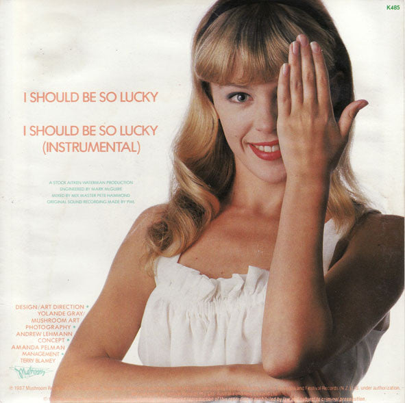 Kylie Minogue – I Should Be So Lucky 7" vinyl record, image 2 of 4