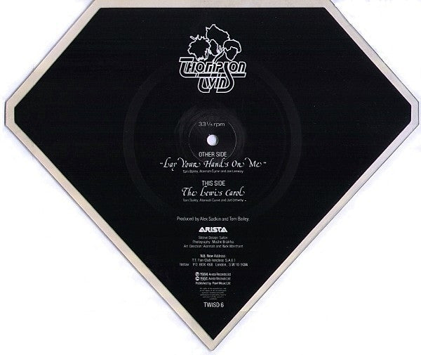 Thompson Twins – Lay Your Hands On Me LP vinyl record, image 2 of 2