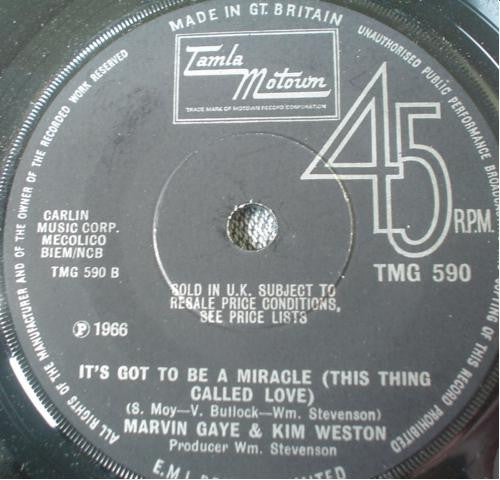 Marvin Gaye, Kim Weston – It Takes Two 7" vinyl record, image 2 of 2