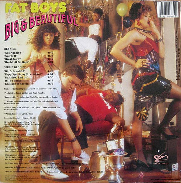 Fat Boys – Big & Beautiful LP vinyl record, image 2 of 4