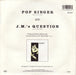 John Cougar Mellencamp – Pop Singer 7" vinyl record, image 2 of 4