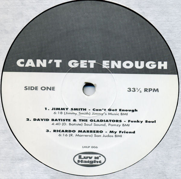 Various – Can't Get Enough LP vinyl record, image 2 of 3