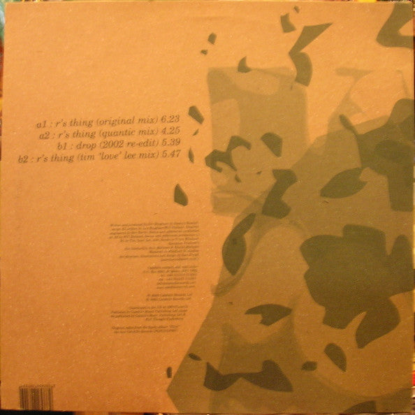 Bushy – R's Thing 12" vinyl record, image 2 of 4
