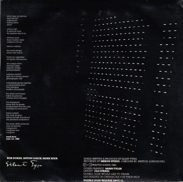 Silent Types – War Economy 7" vinyl record, image 2 of 4