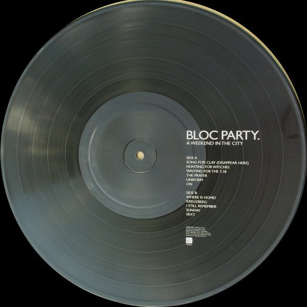 Bloc Party – A Weekend In The City LP vinyl record, image 4 of 5