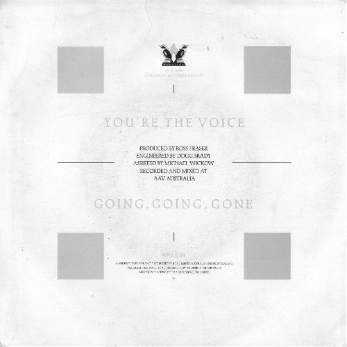 John Farnham – You're The Voice 7" vinyl record, image 2 of 4
