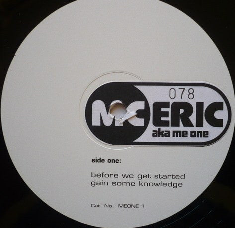 MC Eric – Before We Get Started 12" vinyl record, image 3 of 4