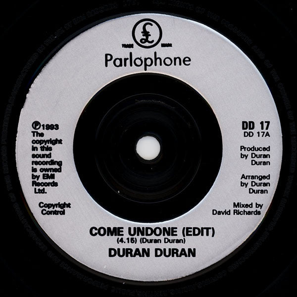 Duran Duran – Come Undone 7" vinyl record, image 6 of 7