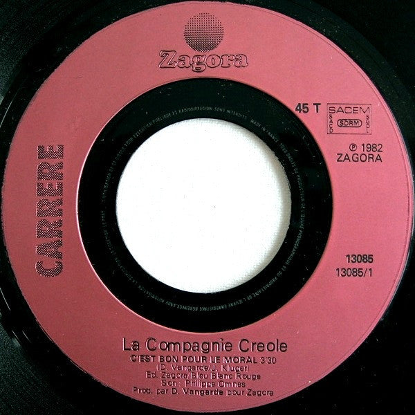 La Compagnie Créole – C'est Bon Pour Le Moral 7" vinyl record, image 3 of 4