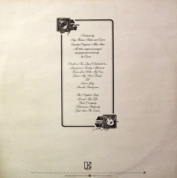 Queen – A Night At The Opera LP vinyl record, image 3 of 9