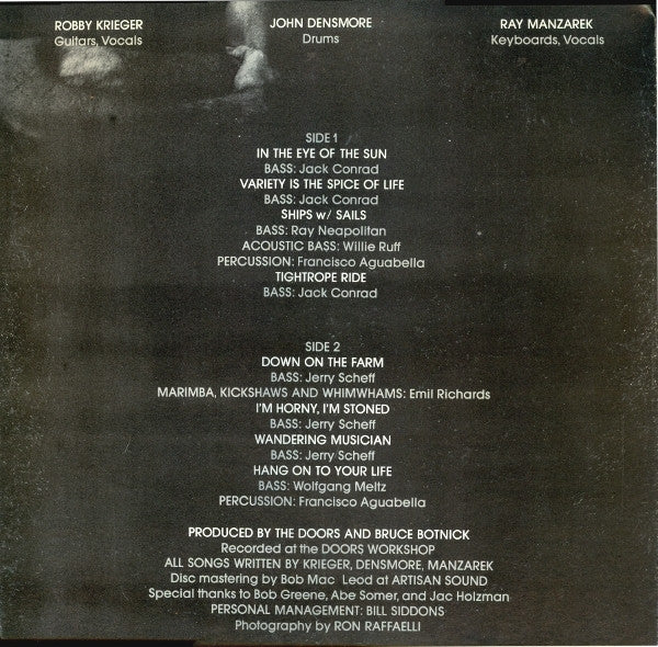 The Doors – Other Voices LP vinyl record, image 3 of 8
