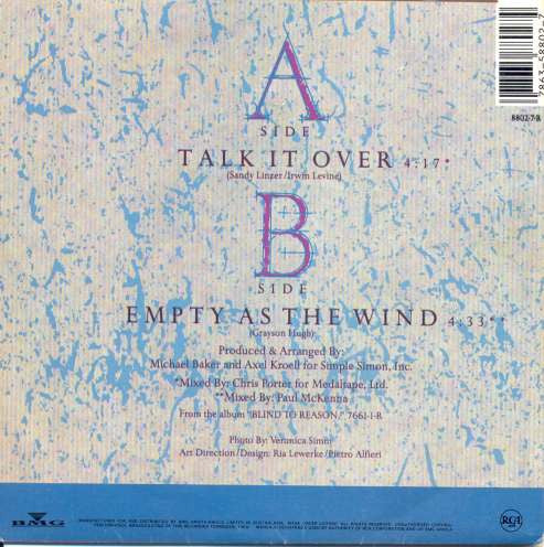 Grayson Hugh – Talk It Over 7" vinyl record, image 4 of 4