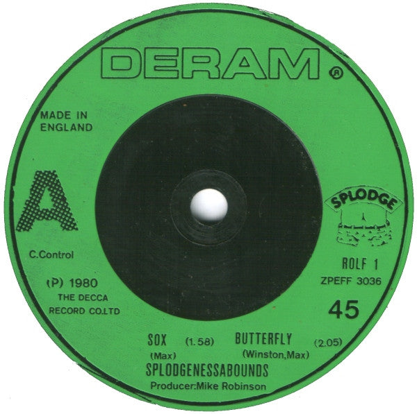 Splodgenessabounds – Two Little Boys 7" vinyl record, image 4 of 5