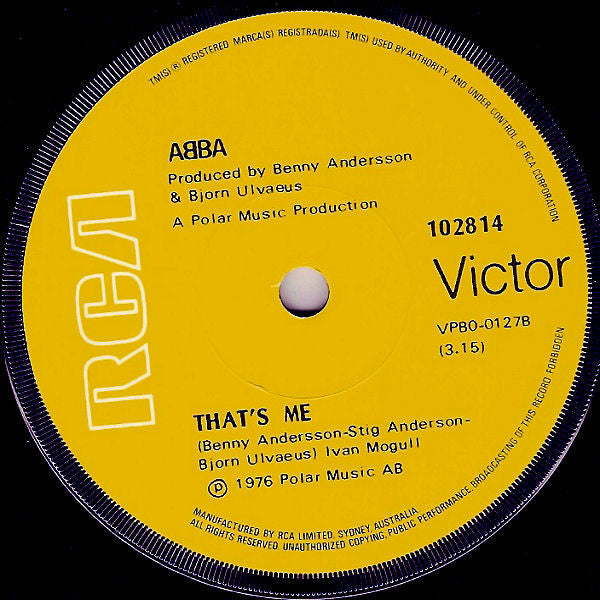 ABBA – Dancing Queen 7" vinyl record, image 4 of 4