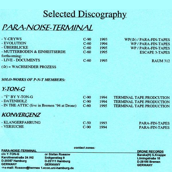 Para-Noise-Terminal – Fraktale 7" vinyl record, image 4 of 5