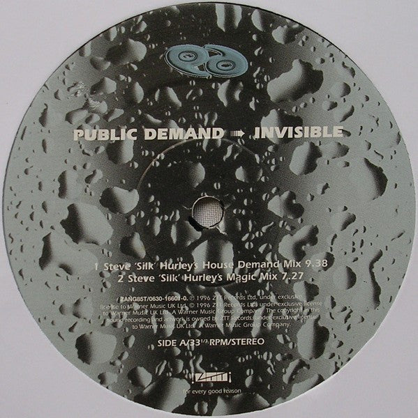 Public Demand – Invisible 12" vinyl record, image 10 of 10