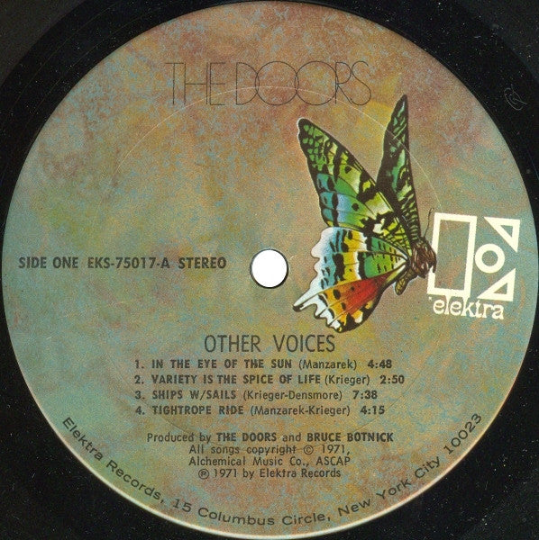 The Doors – Other Voices LP vinyl record, image 5 of 8