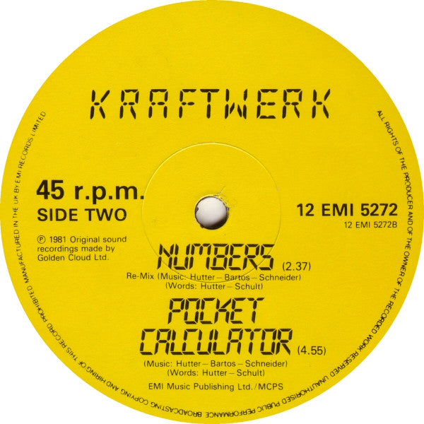 Kraftwerk – Showroom Dummies 12" vinyl record, image 4 of 4