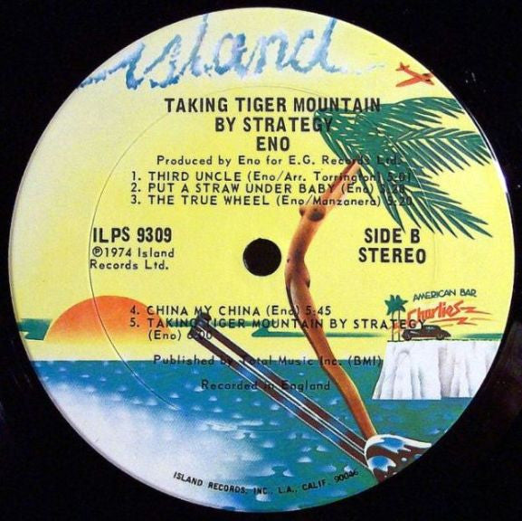 Brian Eno – Taking Tiger Mountain (By Strategy) LP vinyl record, image 5 of 5