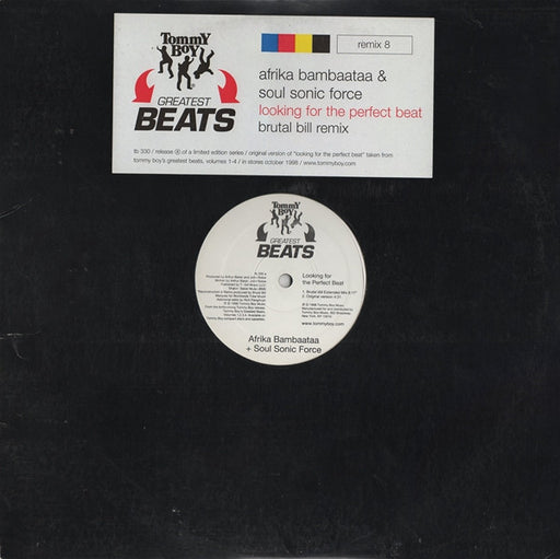 Afrika Bambaataa & Soulsonic Force – Looking For The Perfect Beat 12" vinyl record, image 1 of 4