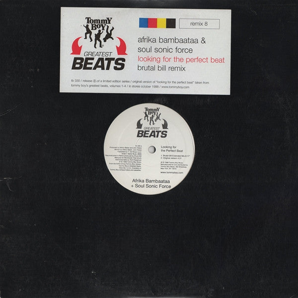 Afrika Bambaataa & Soulsonic Force – Looking For The Perfect Beat 12" vinyl record, image 1 of 4