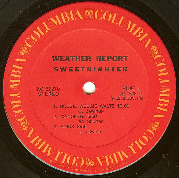 Weather Report – Sweetnighter LP vinyl record, image 3 of 6
