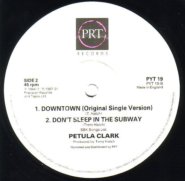 Petula Clark – Downtown '88 12" vinyl record, image 4 of 6
