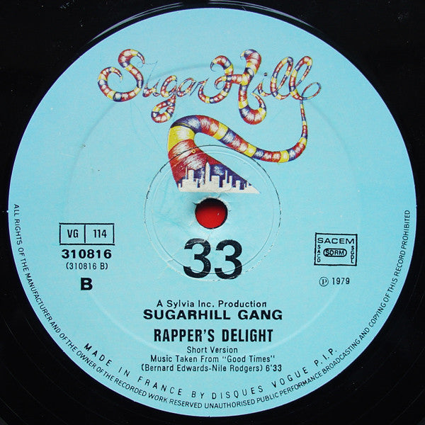 Sugarhill Gang – Rapper's Delight 12" vinyl record, image 4 of 4