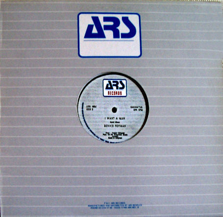 Bobby Orlando, Bonnie Forman – How To Pick Up Girls / I Want A Man 12" vinyl record