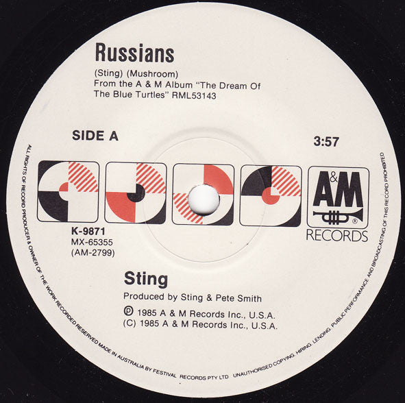 Sting – Russians (2x7") 7" vinyl record, image 4 of 7
