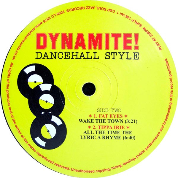 Various – Dynamite! Dancehall Style Volume One (2x12") 12" vinyl record, image 4 of 6